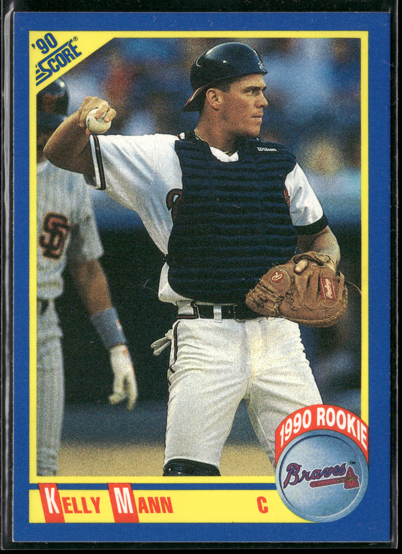 1990 Score #627 Kelly Mann